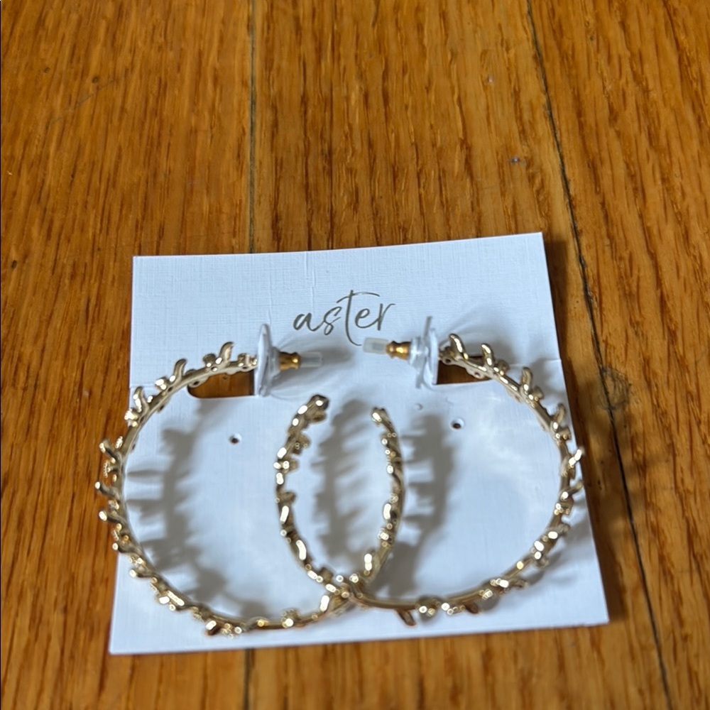 Gold Hoop Earrings